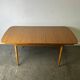 Schreiber Mid Century Extending Formica Dining Table Beech Legs 1960s-70s