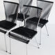 Set of 4 chairs "scoubidou", France, 1960s