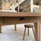 Solid oak farmhouse table 180/270 cm + extensions