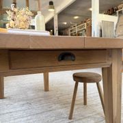 Table de ferme extensible en chêne massif