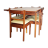 Dining table and 6 chairs Danish teak