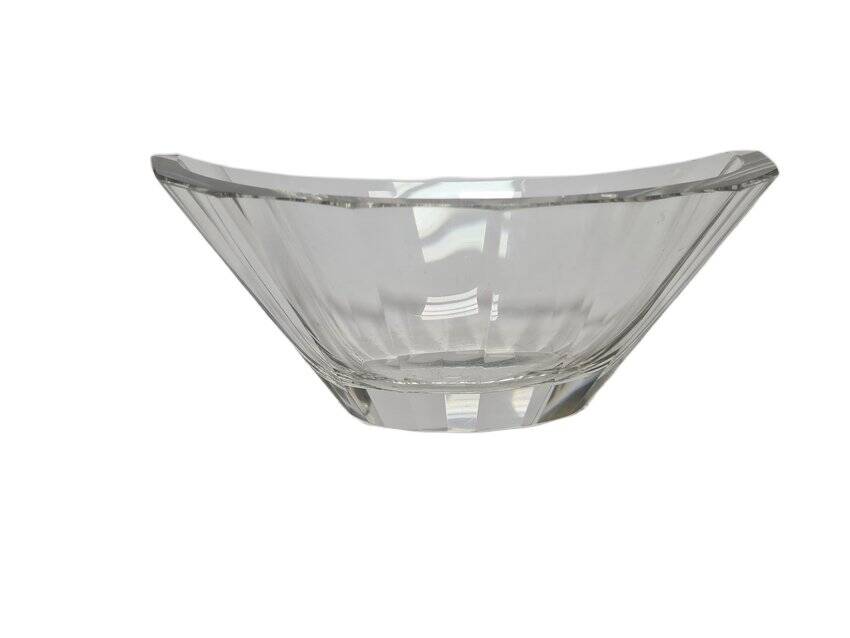 Art Deco transparent jardiniere from Moser, 1930s