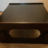 Scandinavian coffee table in brown wood from the 60s and 70s
