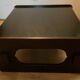 Scandinavian coffee table in brown wood from the 60s and 70s