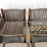 1980s Modular Leather Sofa by TON, Czechoslovakia
