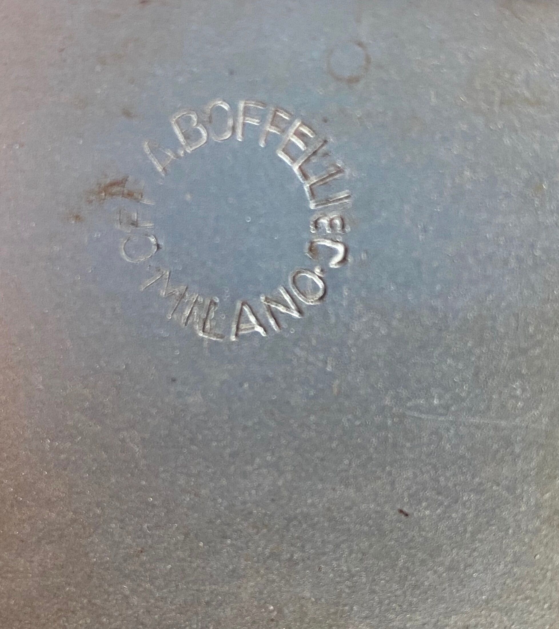 Brass table lamp by Officine A Boffelli Milano Italy 1935