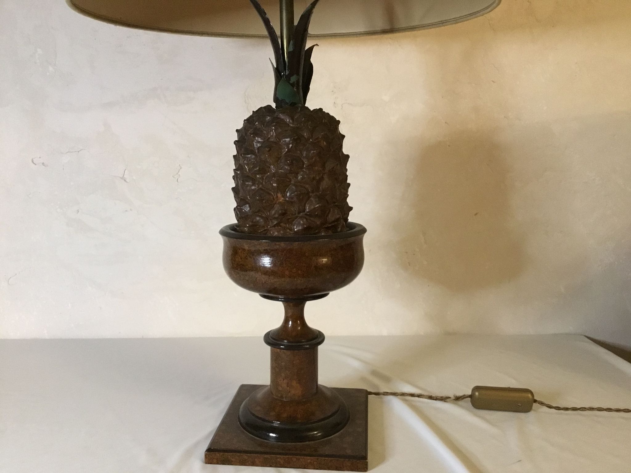 Vintage pineapple design lamp 60-70