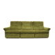 Vintage green velvet canapé made in the 1970s.