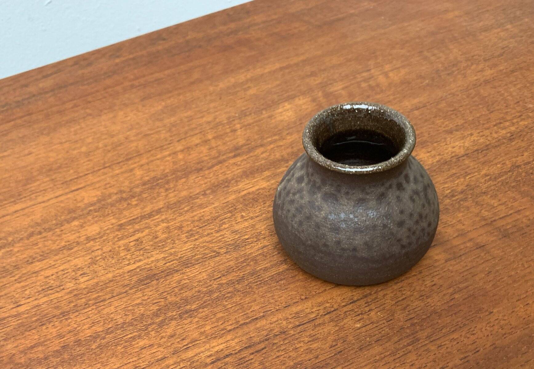 German studio pottery vase from the mid-20th century, 1960s.