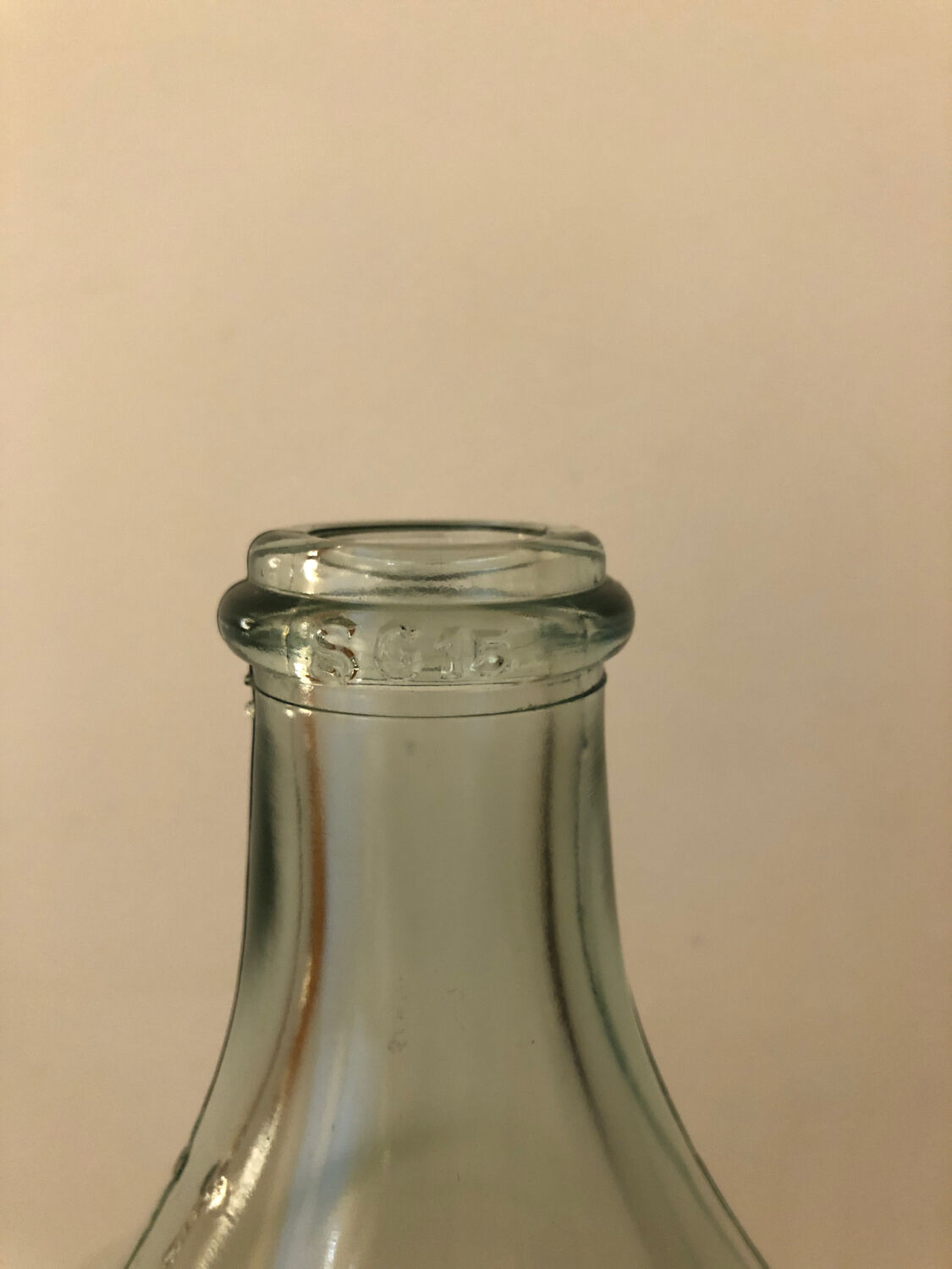 Dame jeanne 15l light green, 1960