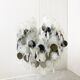 Mid century glass chandelier, 1970s