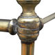 Fine victorian brass umbrella stand
