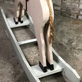 Wooden children's rocking horse 1950's