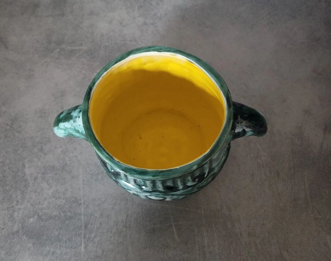 Zoomorphic Ceramic Vase Atelier Dieulefit Vintage