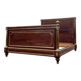 Magnificent Louis XVI style flamed mahogany bed Attributed to Gervais-maximilien Durand