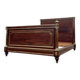 Magnificent Louis XVI style flamed mahogany bed Attributed to Gervais-maximilien Durand