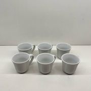 Set of 6 Alessi moka cups – KU – Toyo Ito – White porcelain – From