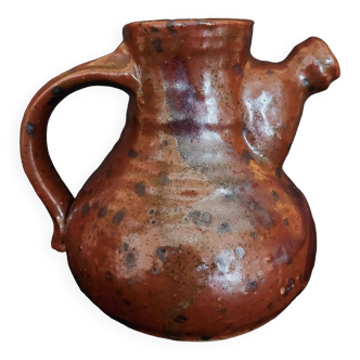 Vintage Chevrette jug in 20th century ceramic stoneware