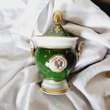 Limoges Porcelain Bombonera Lafarge or Empire Style Tibor or Napoleon