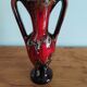 Painted vintage Vallauris ceramic vase