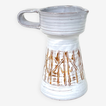 Ceramic pitcher by the Argonauts, Vallauris, 1960