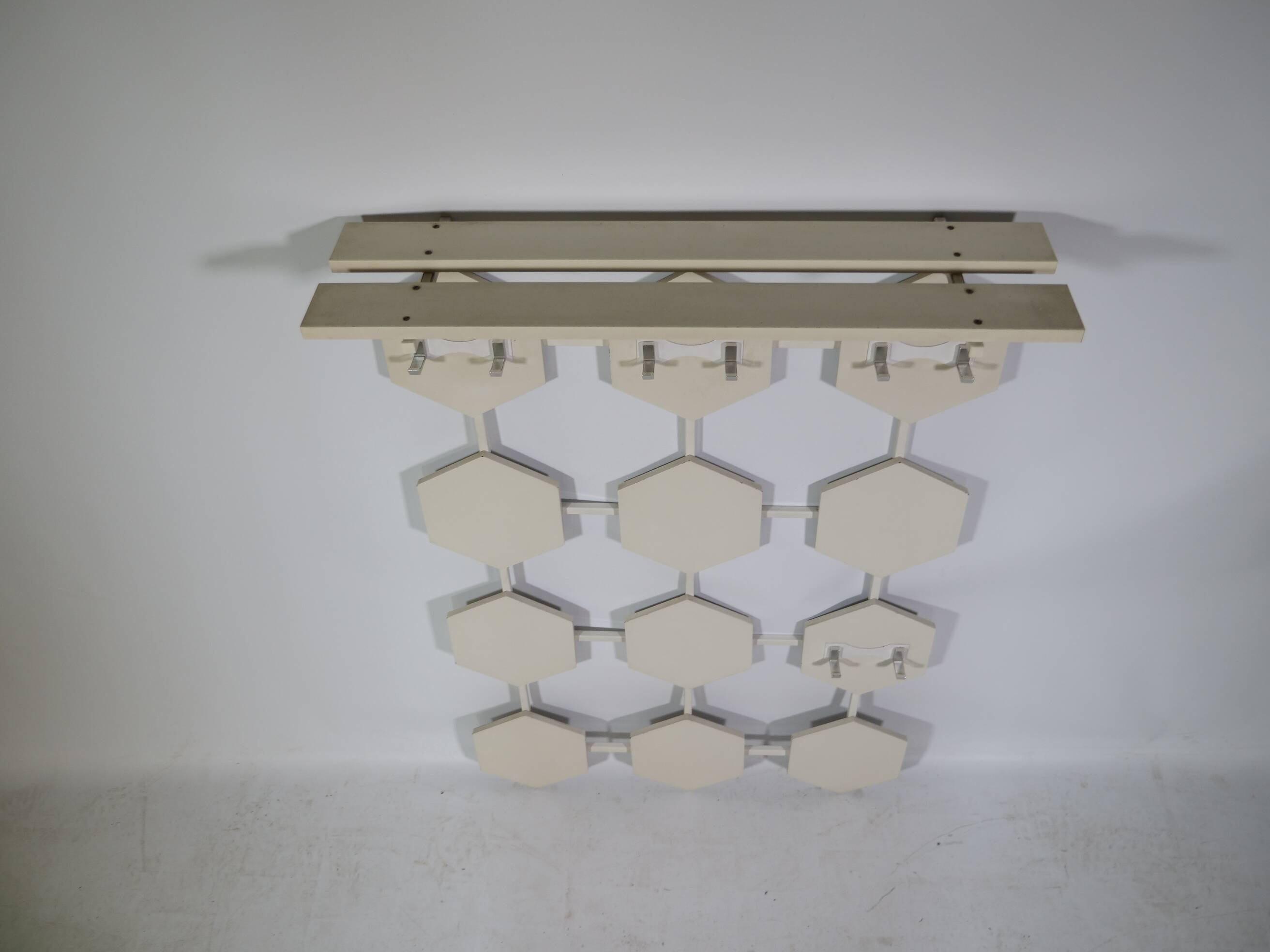 Space age design wall coat rack, 1960s 1970s