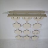 Space age design wall coat rack, 1960s 1970s