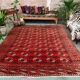 Tapis principal Turkmène Antique Tekke, 280x230 cm