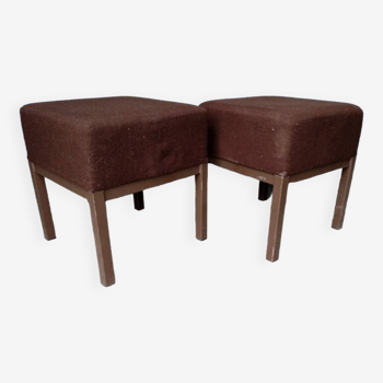 Pair of stool / ottoman design ep 1970