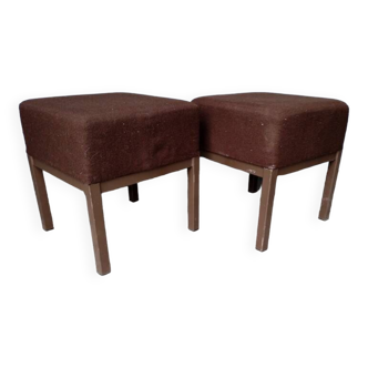 Pair of stool / ottoman design ep 1970