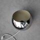 Suspension eyeball 1970 en inox chromé