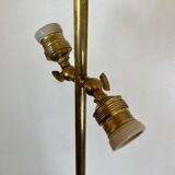 Mid-Century Brass Floor Lamp, 1950s