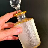 Napoleon III frosted crystal toilet set by Saint Louis