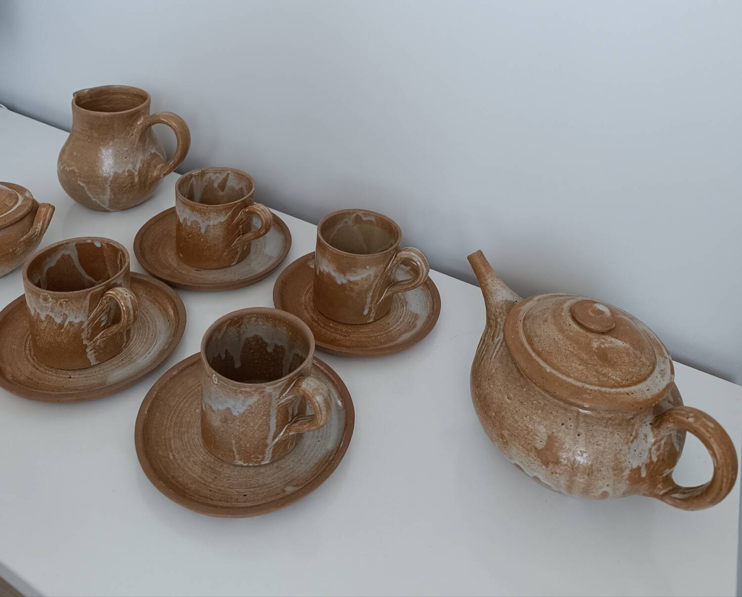 Vintage stoneware coffee or tea set