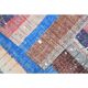 Vintage Turkish Hand-Knotted Wool Cotton Beige Kilim Runner Rug 87x237