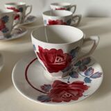 6 digoin coffee cups