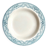 Salins ironstone soup plate, "Directoire" service