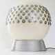 Exceptional plexiglas & plaster ball lamp house arlus 1970 space age 7