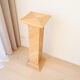 Vintage rattan pedestal, 1980s.