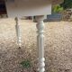 Antique solid wood table, round/oval extendable