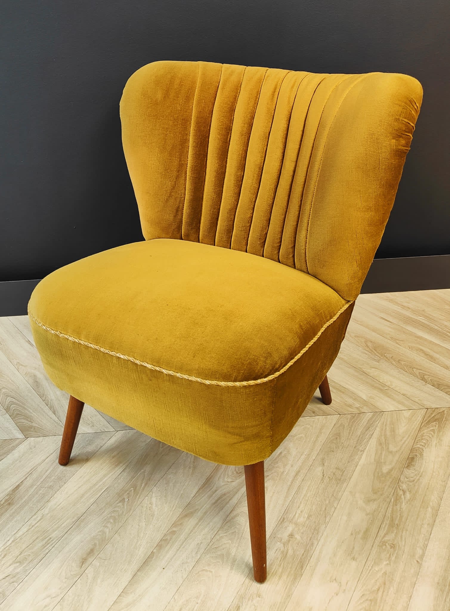 Mid century cocktail chair vintage