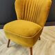 Mid century cocktail chair vintage