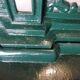 Green emailed cast iron umbrella door