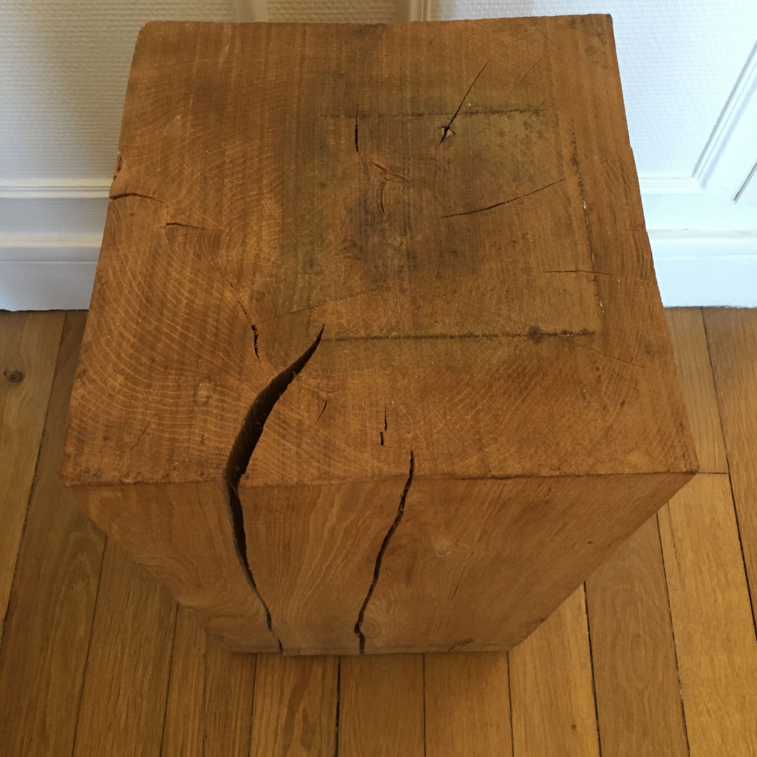 Merlin solid oak sofa end