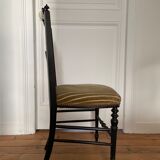 Série de 3 chaises anciennes Napoléon III