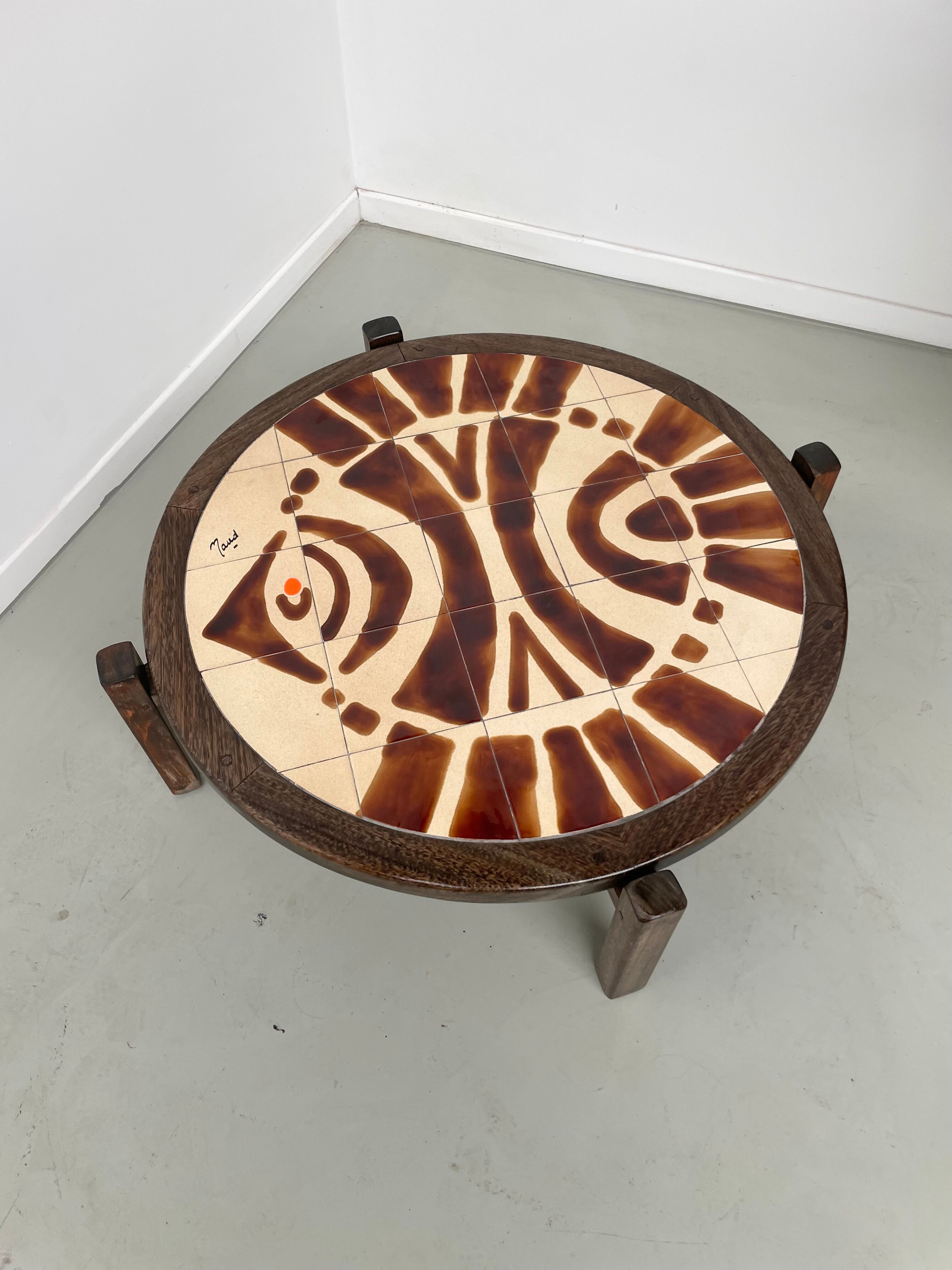 Ceramic coffee table "fish" Maud