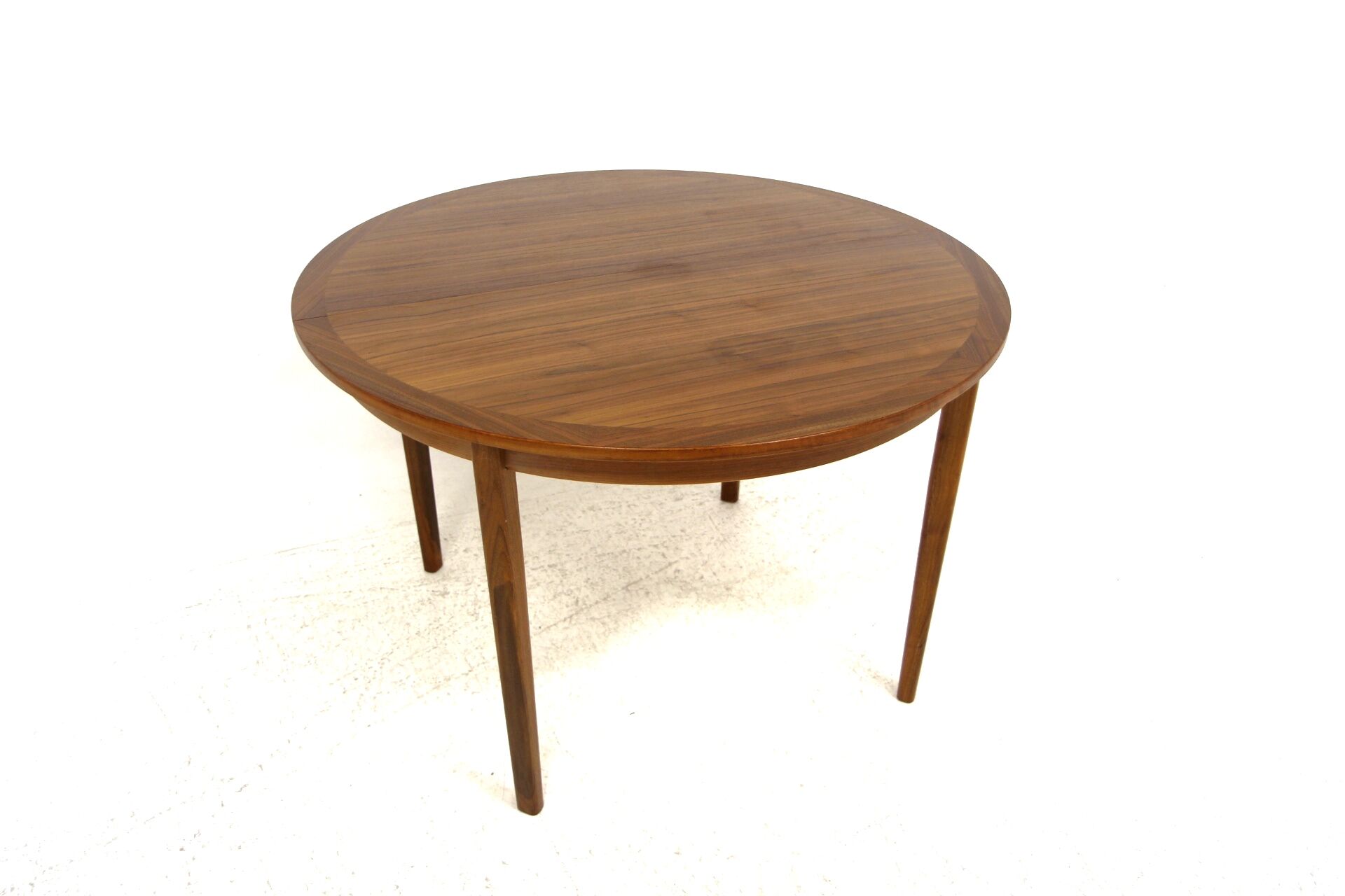 Scandinavian walnut dining table, Sweden, 1960