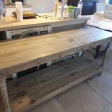Console in solid mango wood