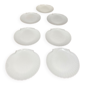 Assiettes coquillages