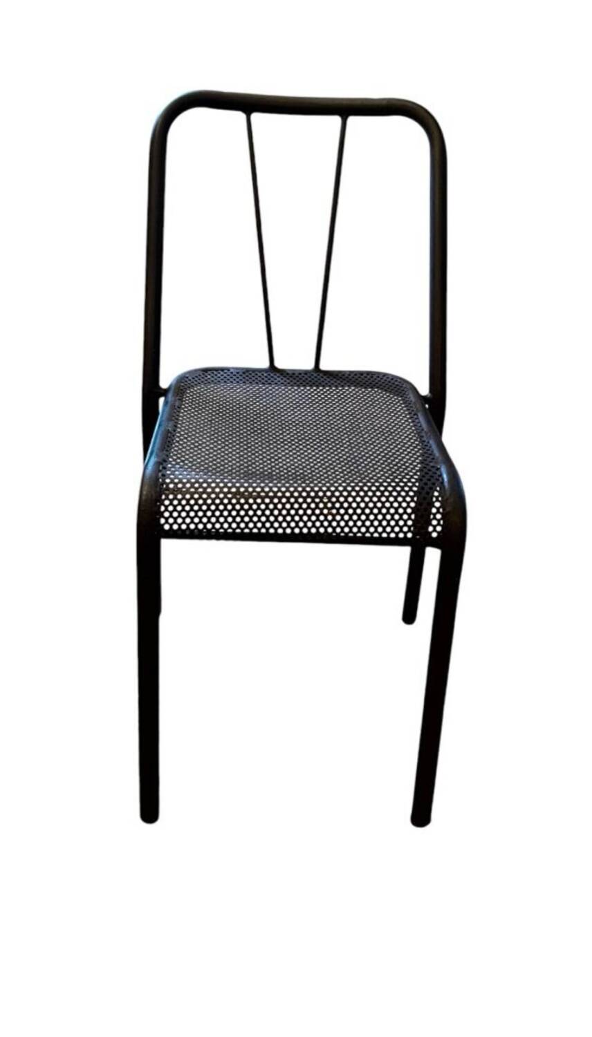 Chaise en fer vintage